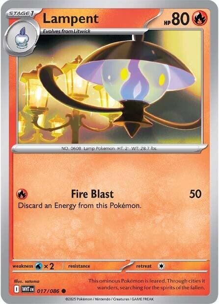 Lampent (017/086) [Scarlet & Violet: White Flare] | Local Legends