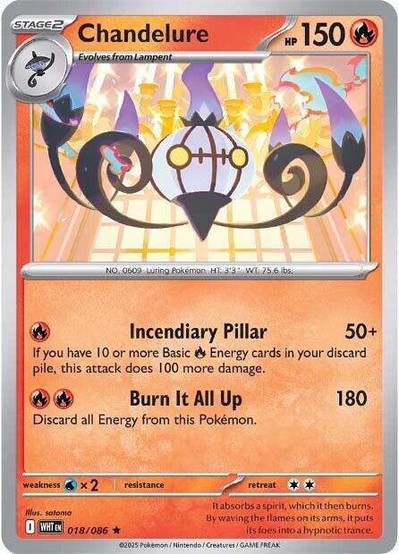 Chandelure (018/086) [Scarlet & Violet: White Flare] | Local Legends