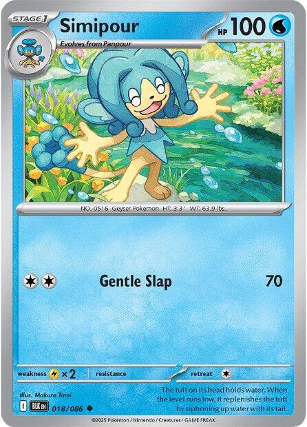 Simipour (018/086) [Scarlet & Violet: Black Bolt] | Local Legends