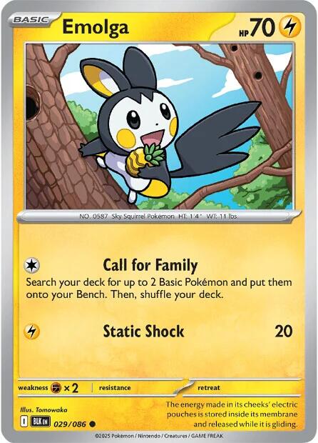 Emolga (029/086) [Scarlet & Violet: Black Bolt] | Local Legends
