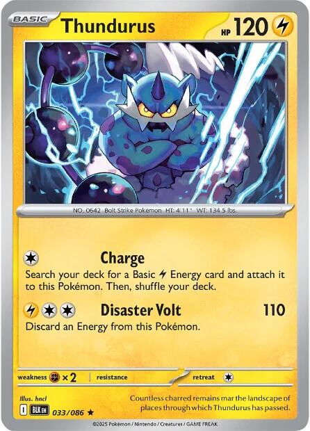 Thundurus (033/086) [Scarlet & Violet: Black Bolt] | Local Legends