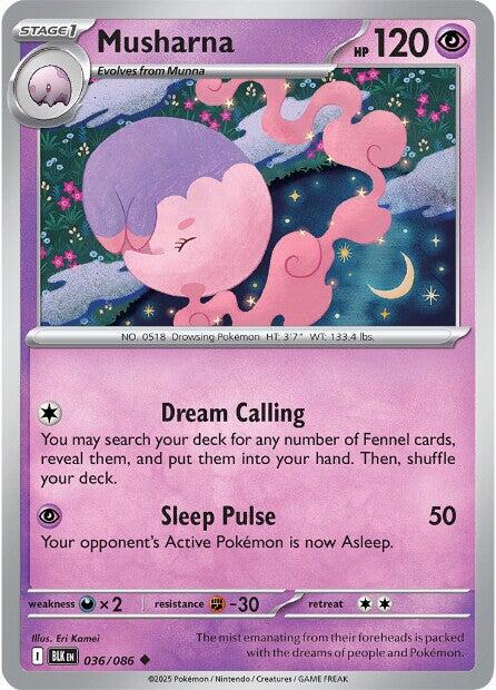 Musharna (036/086) [Scarlet & Violet: Black Bolt] | Local Legends