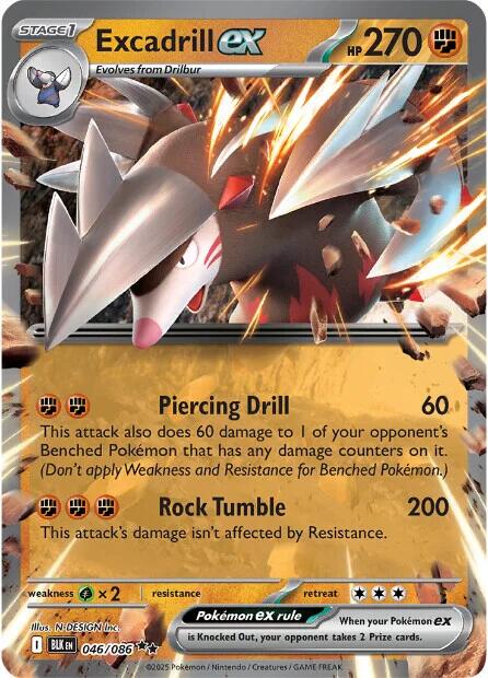 Excadrill ex (046/086) [Scarlet & Violet: Black Bolt] | Local Legends