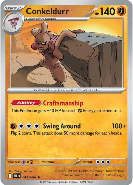 Conkeldurr (049/086) [Scarlet & Violet: Black Bolt] | Local Legends