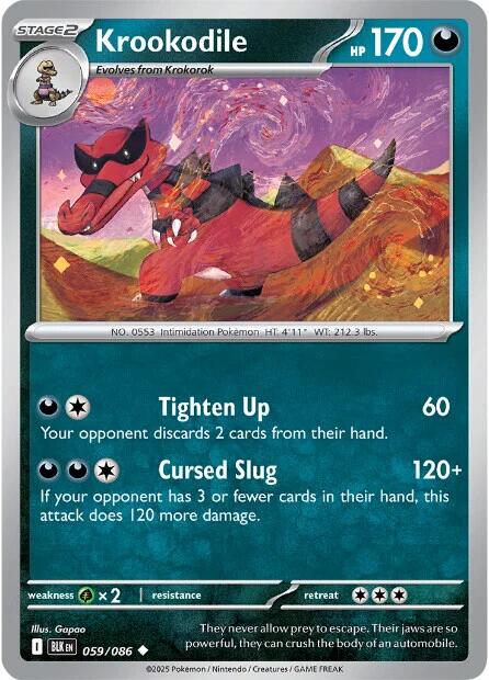 Krookodile (059/086) [Scarlet & Violet: Black Bolt] | Local Legends