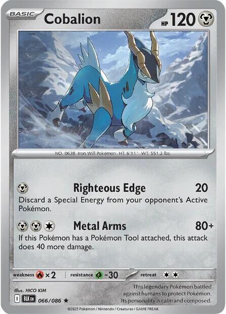 Cobalion (066/086) [Scarlet & Violet: Black Bolt] | Local Legends