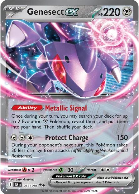 Genesect ex (067/086) [Scarlet & Violet: Black Bolt] | Local Legends