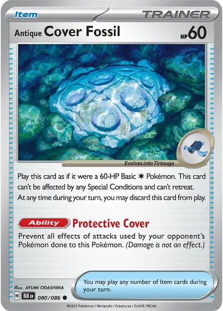 Antique Cover Fossil (080/086) [Scarlet & Violet: Black Bolt] | Local Legends
