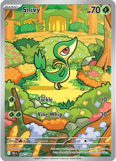 Snivy (087/086) [Scarlet & Violet: Black Bolt] | Local Legends