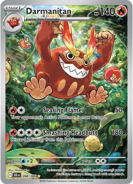 Darmanitan (098/086) [Scarlet & Violet: Black Bolt] | Local Legends