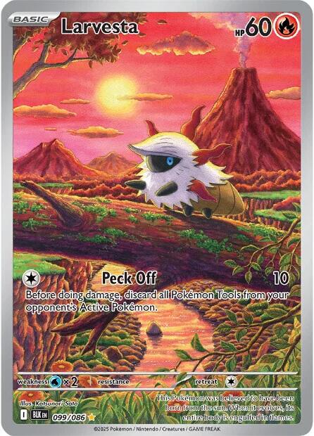 Larvesta (099/086) [Scarlet & Violet: Black Bolt] | Local Legends