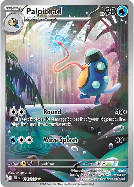 Palpitoad (104/086) [Scarlet & Violet: Black Bolt] | Local Legends