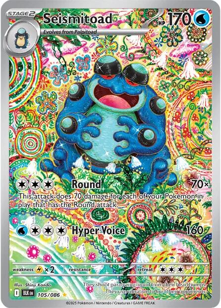 Seismitoad (105/086) [Scarlet & Violet: Black Bolt] | Local Legends