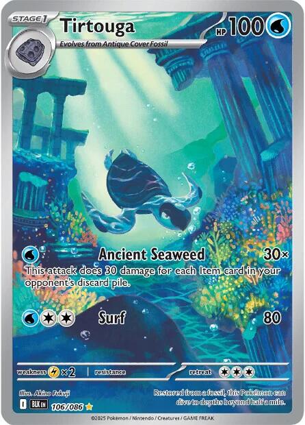 Tirtouga (106/086) [Scarlet & Violet: Black Bolt] | Local Legends