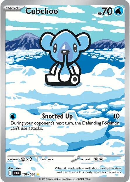 Cubchoo (109/086) [Scarlet & Violet: Black Bolt] | Local Legends