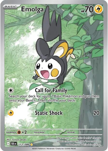 Emolga (112/086) [Scarlet & Violet: Black Bolt] | Local Legends