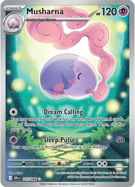 Musharna (117/086) [Scarlet & Violet: Black Bolt] | Local Legends