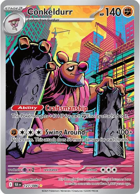 Conkeldurr (127/086) [Scarlet & Violet: Black Bolt] | Local Legends
