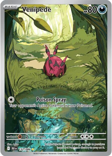Venipede (132/086) [Scarlet & Violet: Black Bolt] | Local Legends