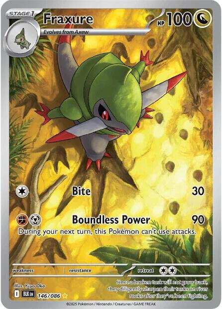 Fraxure (146/086) [Scarlet & Violet: Black Bolt] | Local Legends