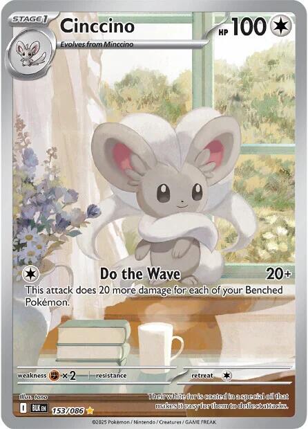 Cinccino (153/086) [Scarlet & Violet: Black Bolt] | Local Legends