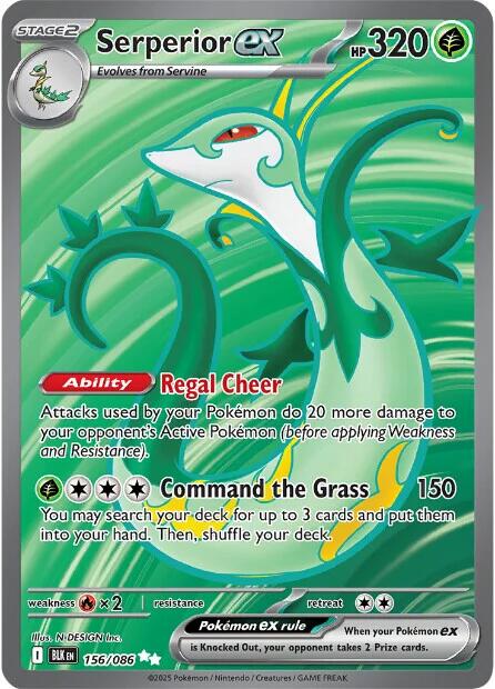 Serperior ex (156/086) [Scarlet & Violet: Black Bolt] | Local Legends