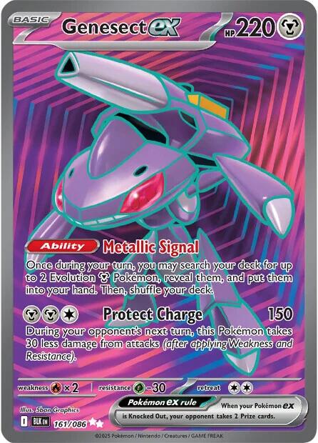 Genesect ex (161/086) [Scarlet & Violet: Black Bolt] | Local Legends