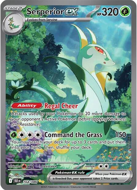 Serperior ex (164/086) [Scarlet & Violet: Black Bolt] | Local Legends