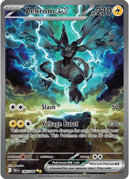 Zekrom ex (166/086) [Scarlet & Violet: Black Bolt] | Local Legends