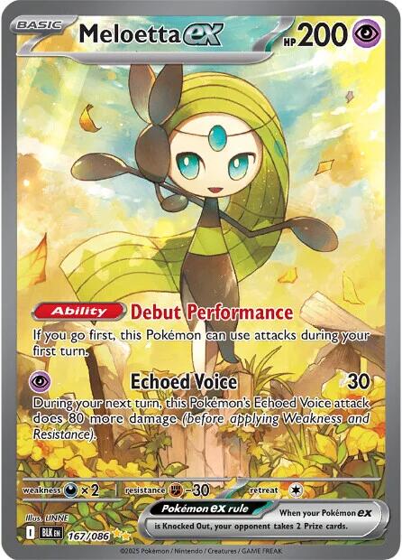 Meloetta ex (167/086) [Scarlet & Violet: Black Bolt] | Local Legends