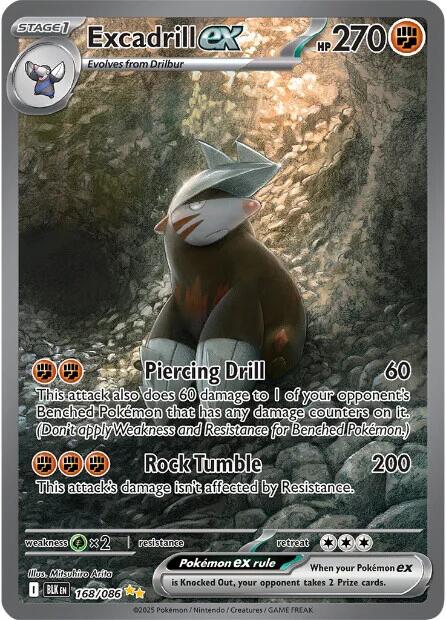 Excadrill ex (168/086) [Scarlet & Violet: Black Bolt] | Local Legends