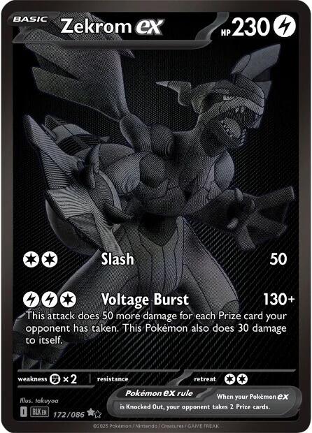 Zekrom ex (172/086) [Scarlet & Violet: Black Bolt] | Local Legends