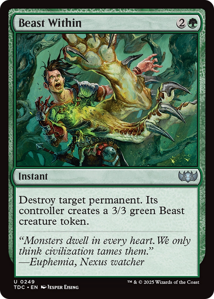 Beast Within [Tarkir: Dragonstorm Commander] | Local Legends