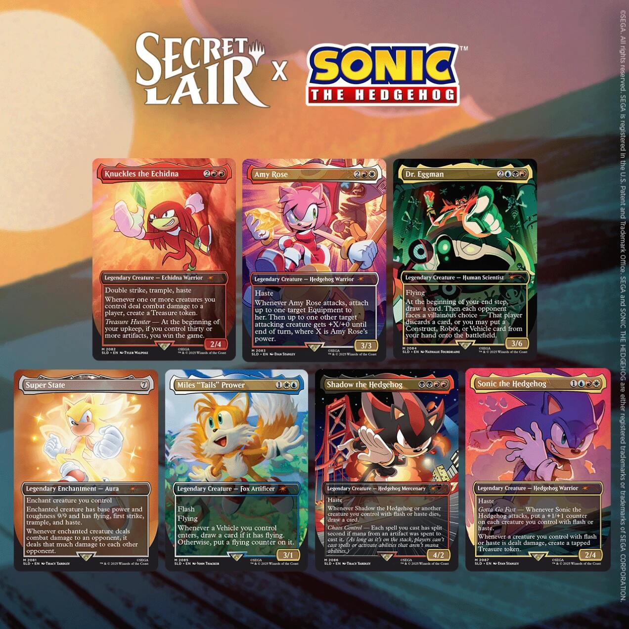 Secret Lair: Drop Series - Secret Lair x Sonic the Hedgehog (Friends & Foes - Non-Foil) | Local Legends