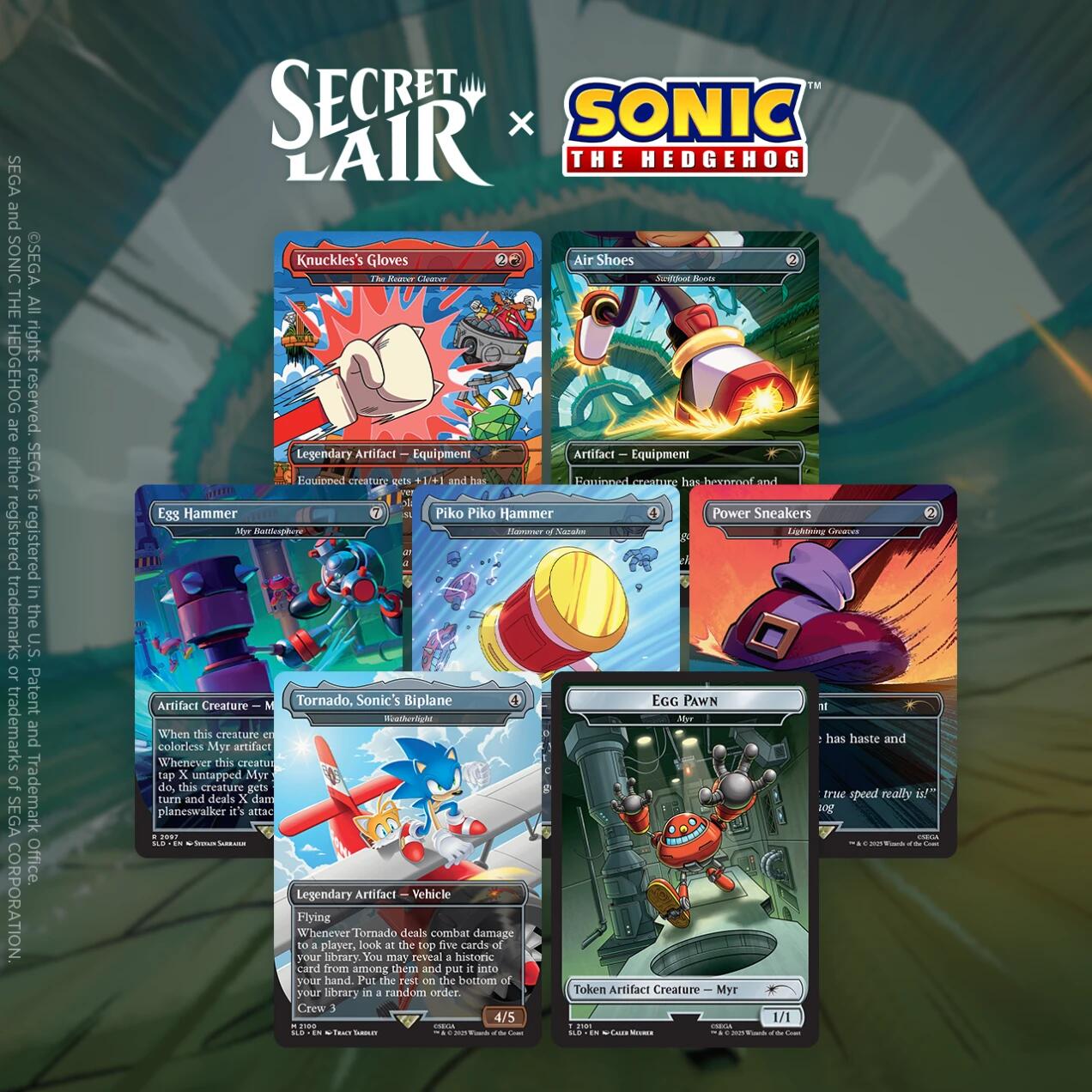 Secret Lair: Drop Series - Secret Lair x Sonic the Hedgehog (Turbo Gear - Non-Foil) | Local Legends