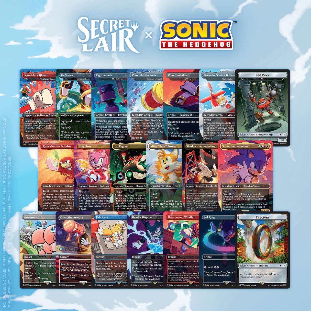 Secret Lair: Drop Series - Secret Lair x Sonic the Hedgehog (Super Sonic Bundle - Non-Foil) | Local Legends