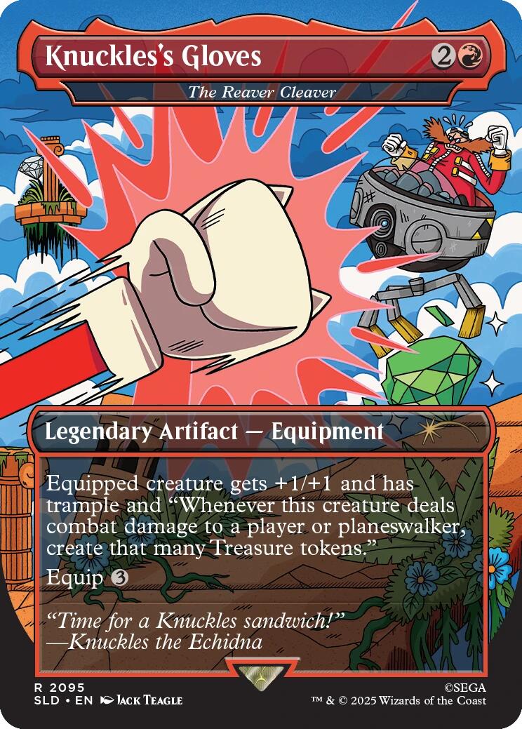 Knuckles's Gloves - The Reaver Cleaver [Secret Lair Drop Series] | Local Legends