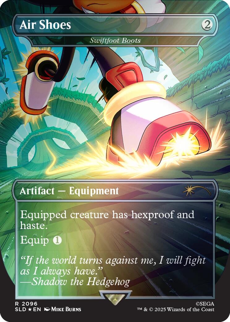 Air Shoes - Swiftfoot Boots (Rainbow Foil) [Secret Lair Drop Series] | Local Legends