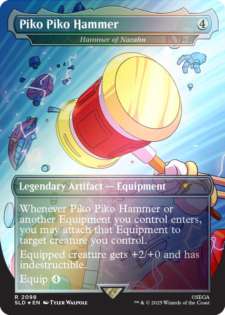 Piko Piko Hammer - Hammer of Nazahn (Rainbow Foil) [Secret Lair Drop Series] | Local Legends