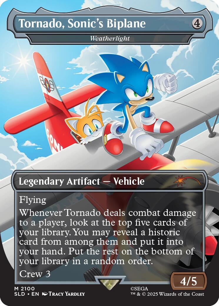 Tornado, Sonic's Biplane - Weatherlight [Secret Lair Drop Series] | Local Legends
