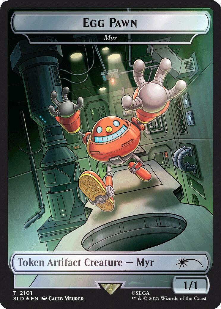 Egg Pawn - Myr Token (Rainbow Foil) [Secret Lair Drop Series] | Local Legends