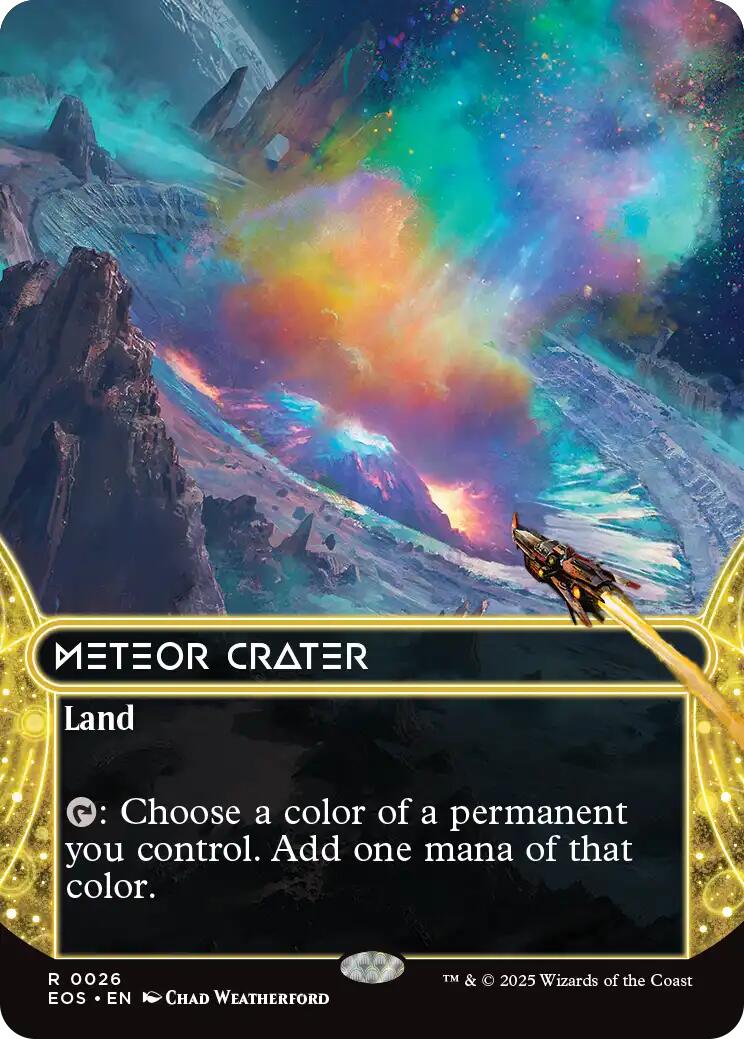 Meteor Crater (0026) (Borderless) | Local Legends