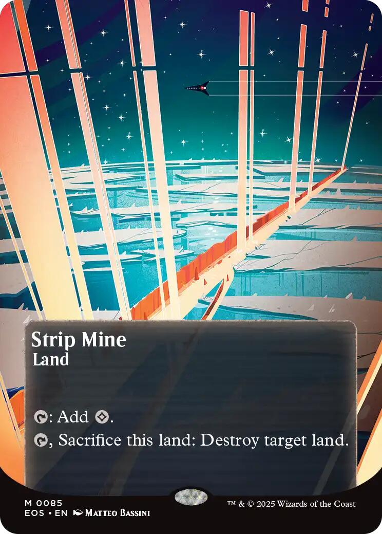 Strip Mine (0085) (Borderless) [Edge of Eternities: Stellar Sights] | Local Legends