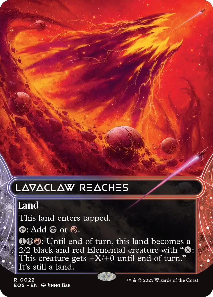 Lavaclaw Reaches (0022) (Borderless) | Local Legends