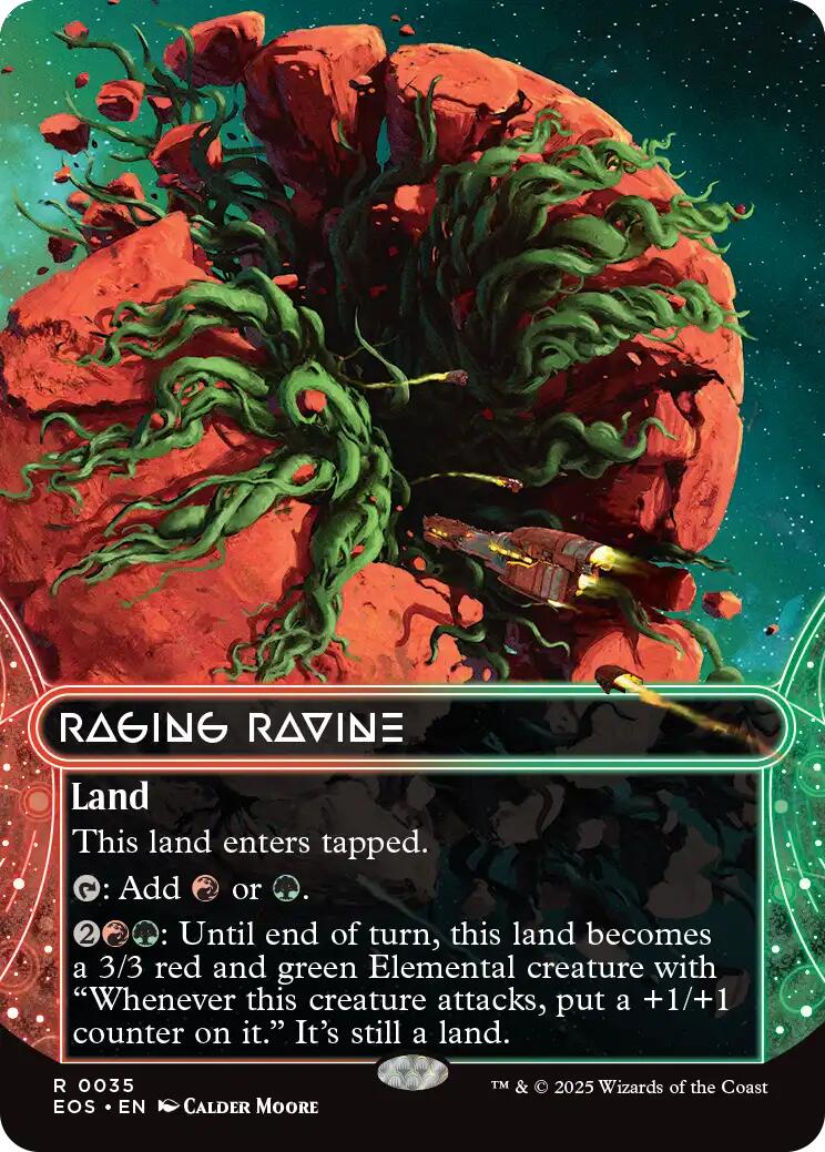 Raging Ravine (0035) (Borderless) | Local Legends