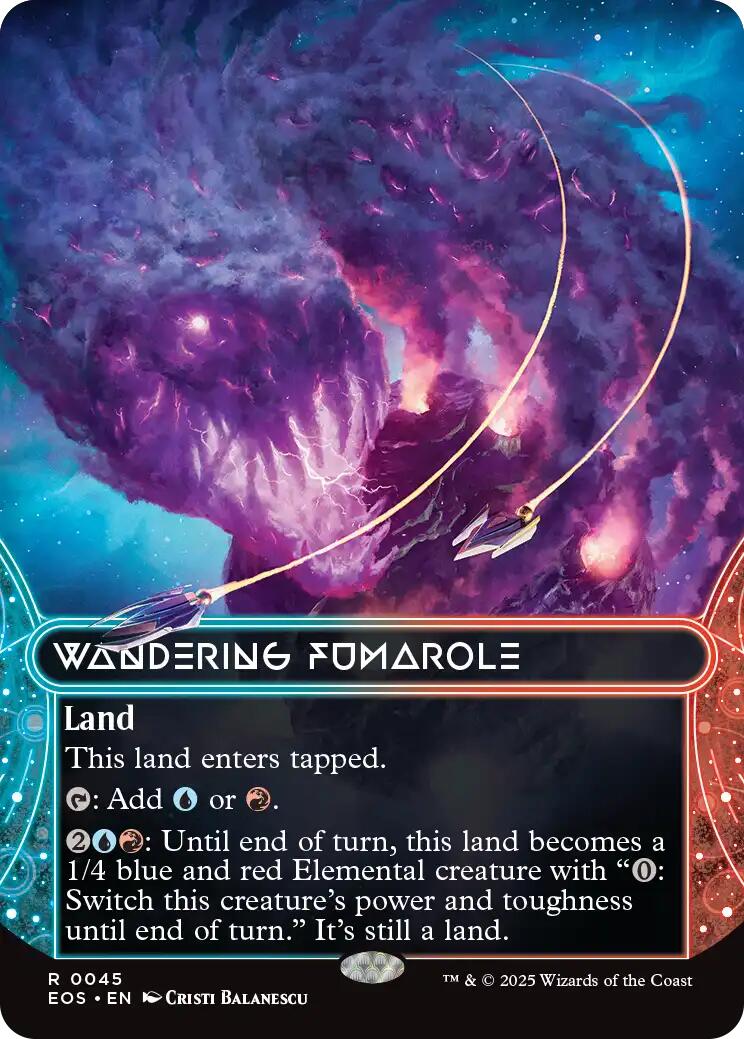 Wandering Fumarole (0045) (Borderless) | Local Legends