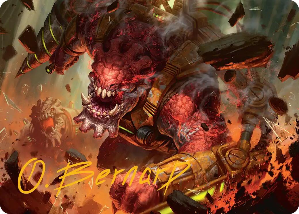 Full Bore Art Card (Gold-Stamped Signature) [Edge of Eternities Art Series] | Local Legends