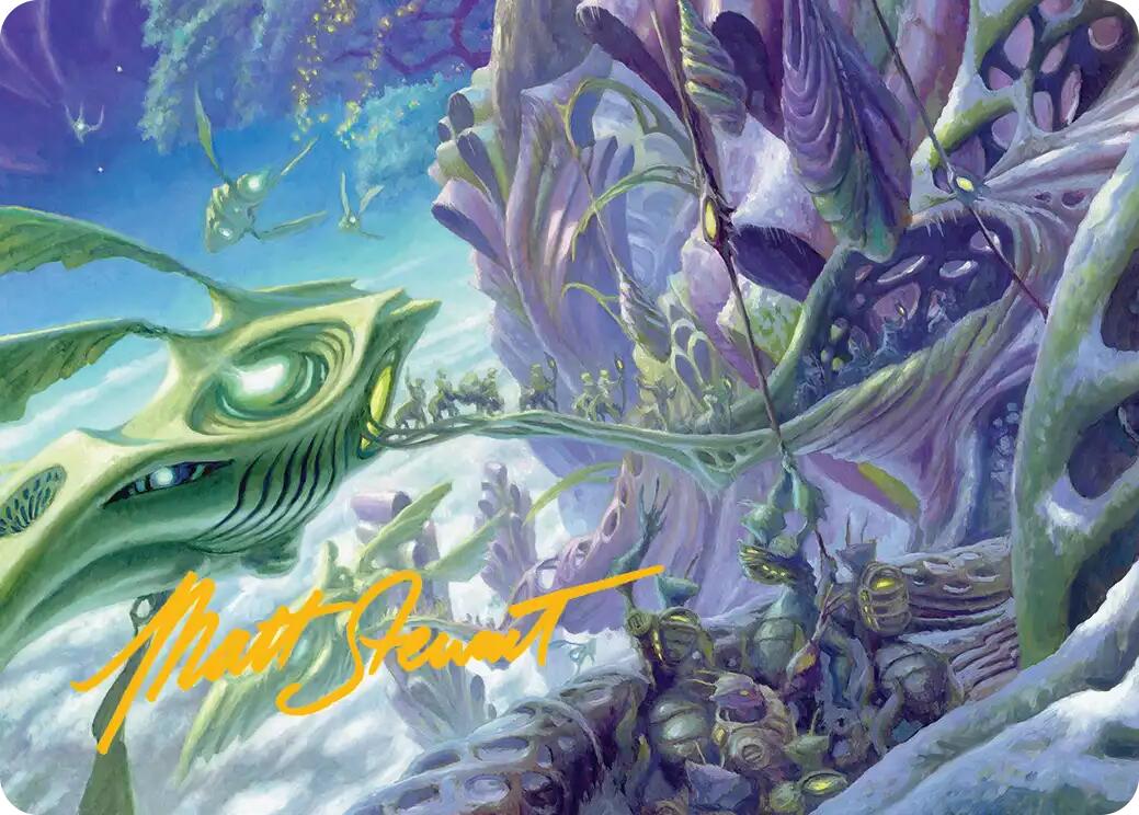 Loading Zone Art Card (Gold-Stamped Signature) [Edge of Eternities Art Series] | Local Legends