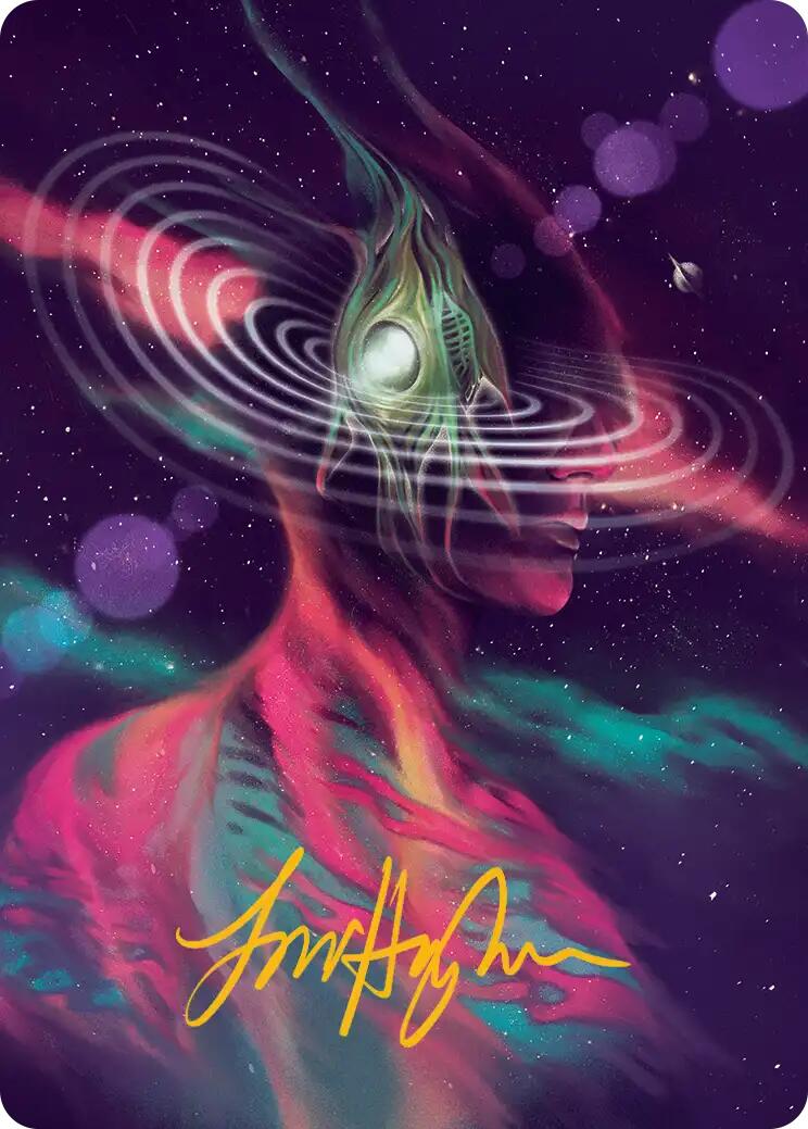 Terrasymbiosis Art Card (Gold-Stamped Signature) [Edge of Eternities Art Series] | Local Legends