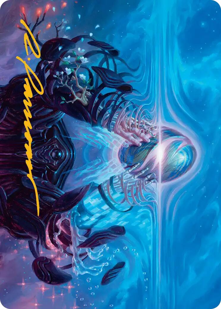 The Endstone Art Card (Gold-Stamped Signature) [Edge of Eternities Art Series] | Local Legends